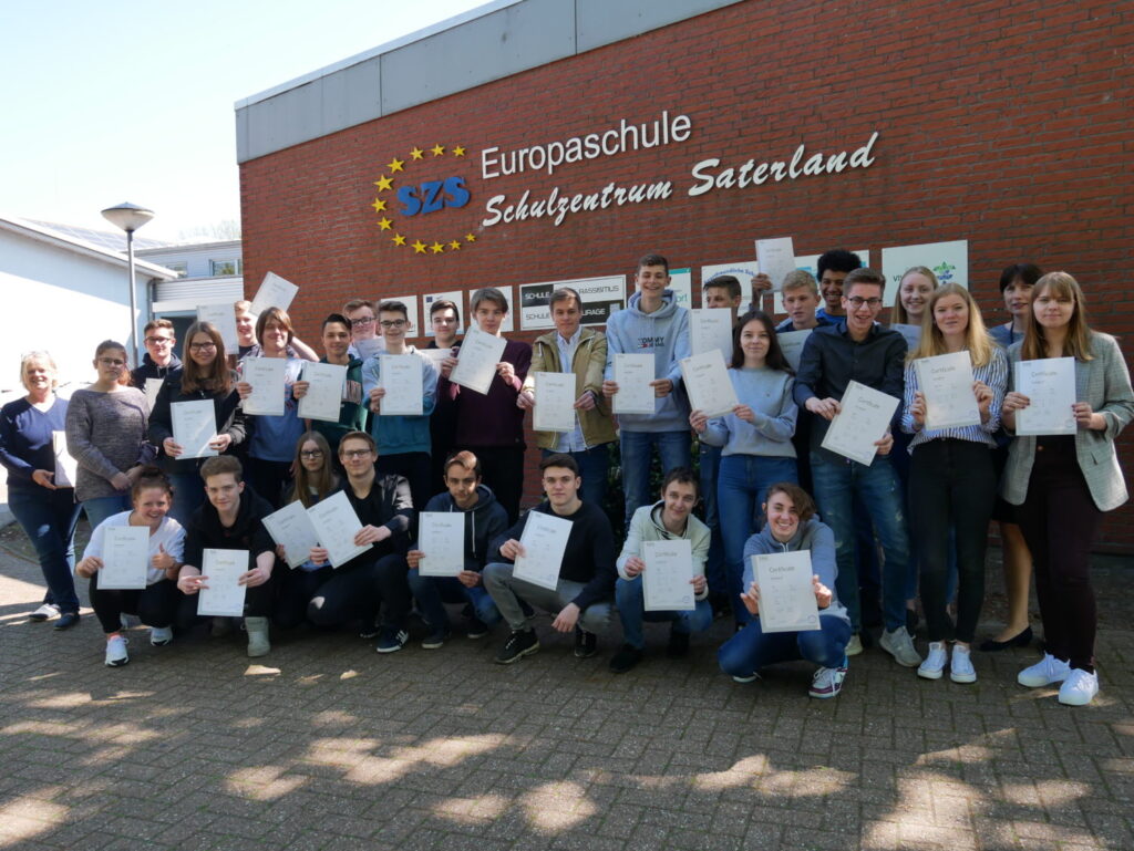 CONGRATULATIONS – telc 2019 an der Haupt- und Realschule Saterland